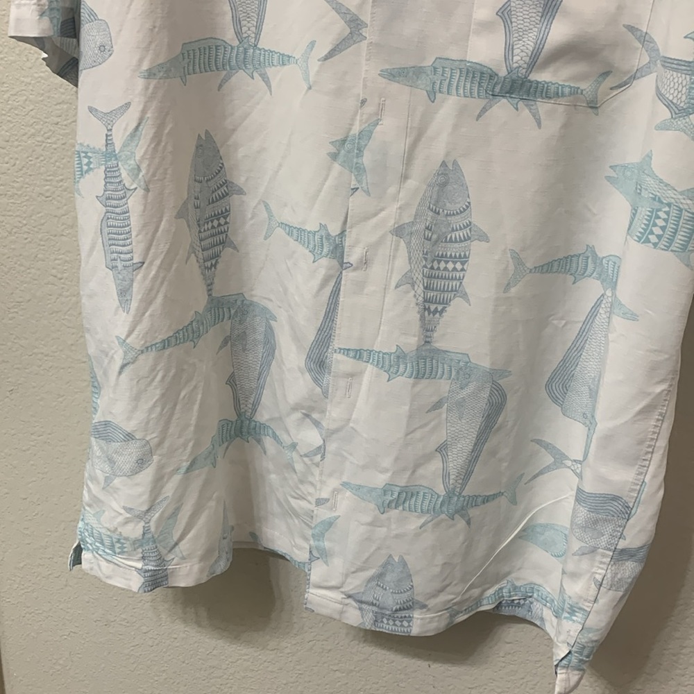 Jack O'neill Men XXL Casual Button Down Shirt Short Sleeve summer vacay spring - Picture 5 of 6